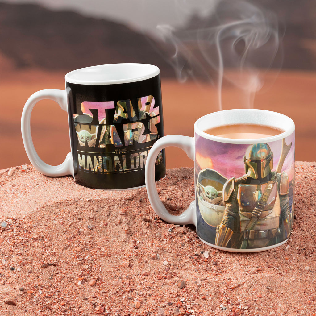 Productafbeelding De Mandalorian Collage Thermisch Effect Mok - Star Wars