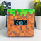 Productafbeelding Minecraft - Grasblok Wekker met Licht