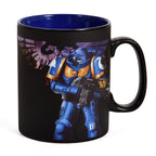 Productafbeelding Warhammer 40K - Ultramarines & Black Legion Thermisch effect Mok