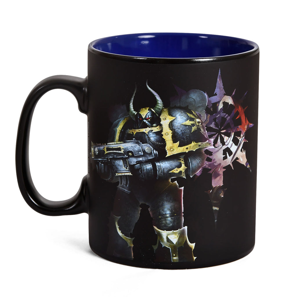 Productafbeelding Warhammer 40K - Ultramarines & Black Legion Thermisch effect Mok