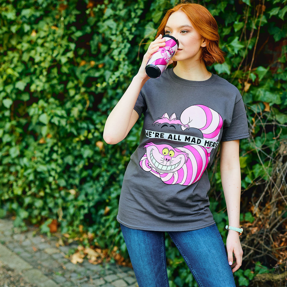 Productafbeelding Alice in Wonderland - Cheshire Cat To Go Beker