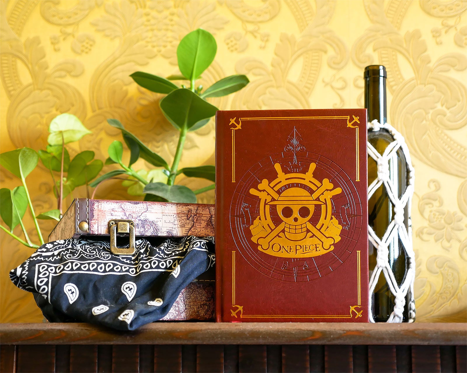 Productafbeelding Premium Notitieboek A5 met Skull Logo van de Strohoedbende - One Piece
