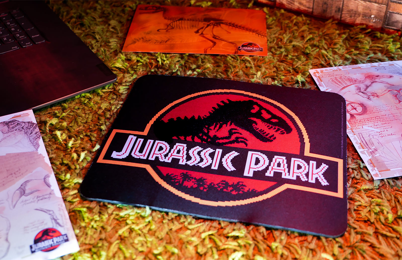 Productafbeelding Jurassic Park - Logo Muismat