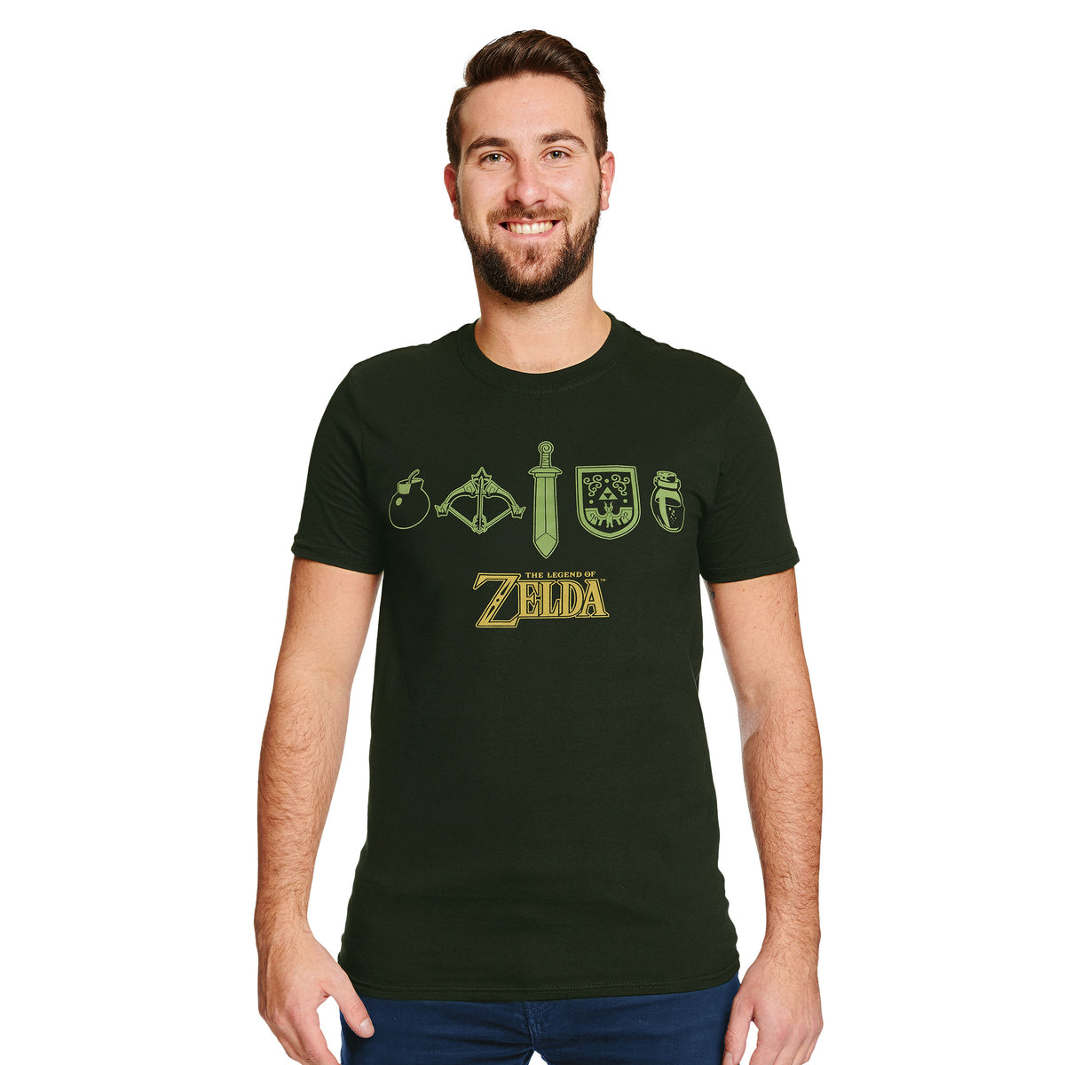Productafbeelding Zelda - Iconen T-shirt groen