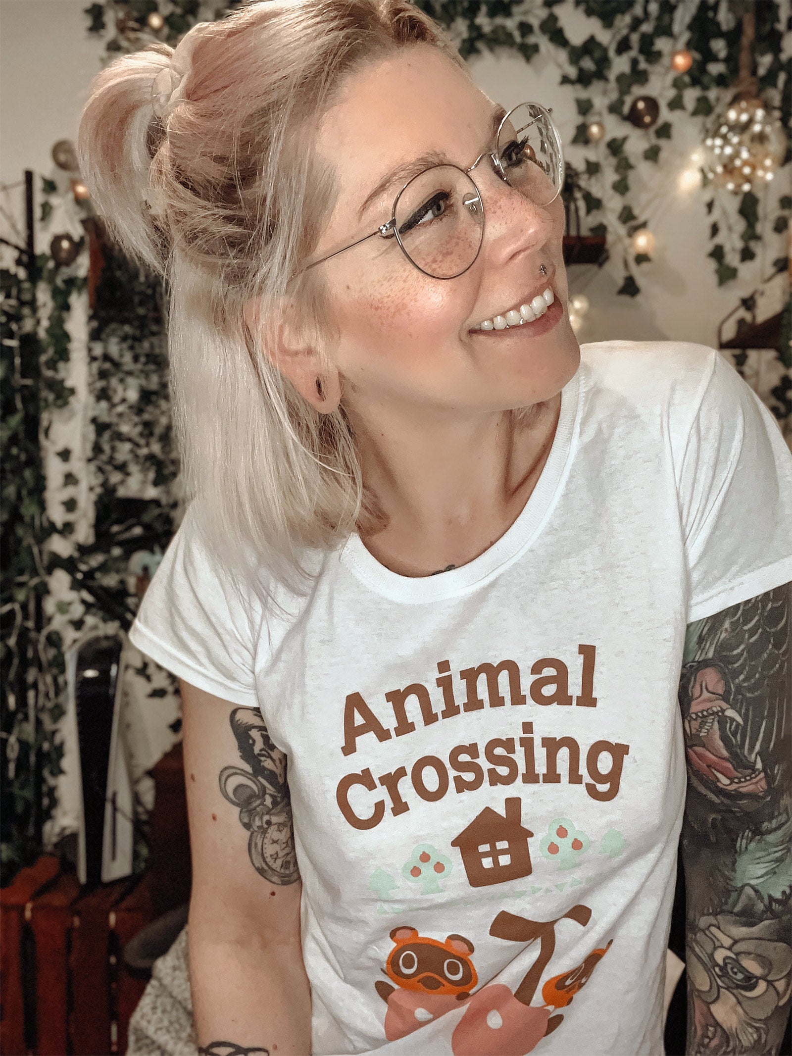 Productafbeelding Animal Crossing - Timmy en Tommy dames T-shirt wit