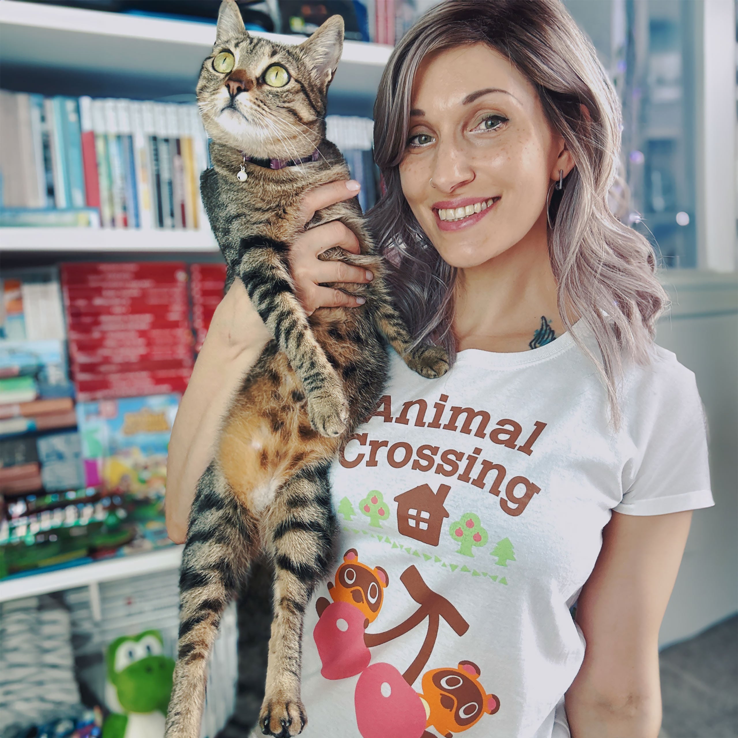 Productafbeelding Animal Crossing - Timmy en Tommy dames T-shirt wit