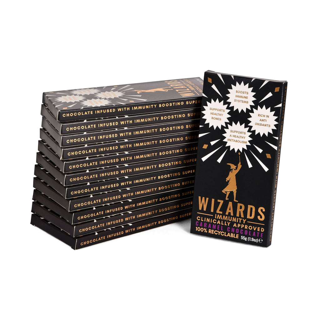 Productafbeelding Wizards Magic - Immuniteit Karamel Chocolade 12 Repen