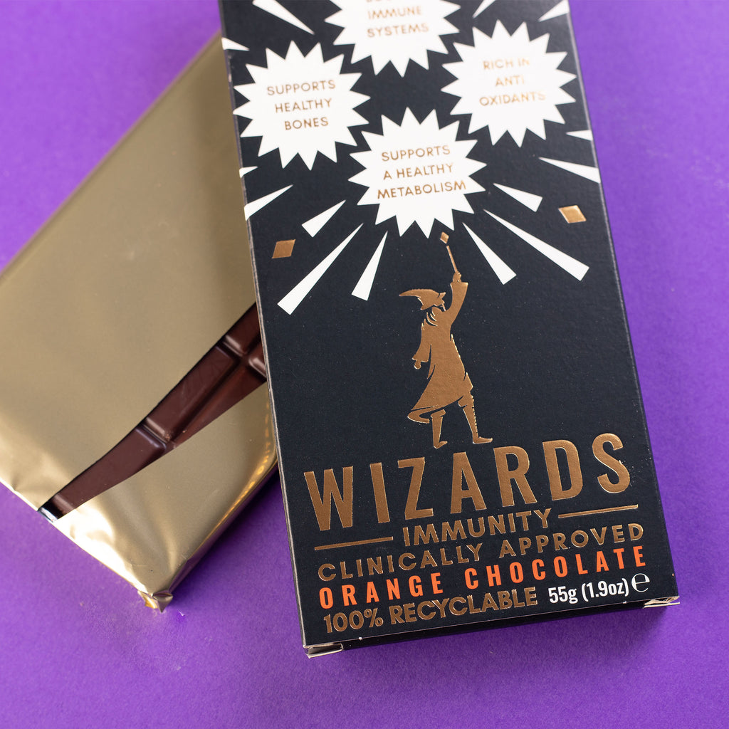 Productafbeelding Tovenaars Magie - Immuniteit Oranje Chocolade 12 Repen