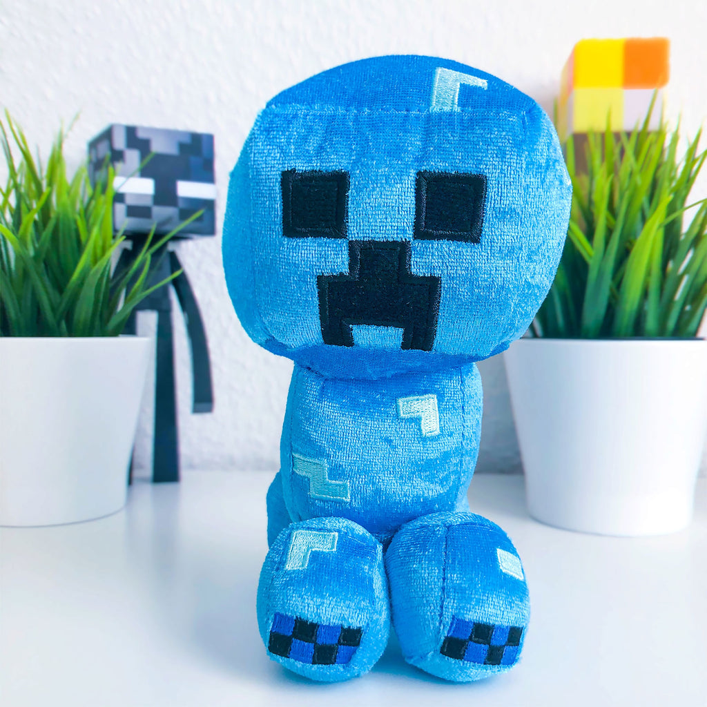 Productafbeelding Minecraft - Happy Explorer Charged Creeper Pluche Figuur 19 cm