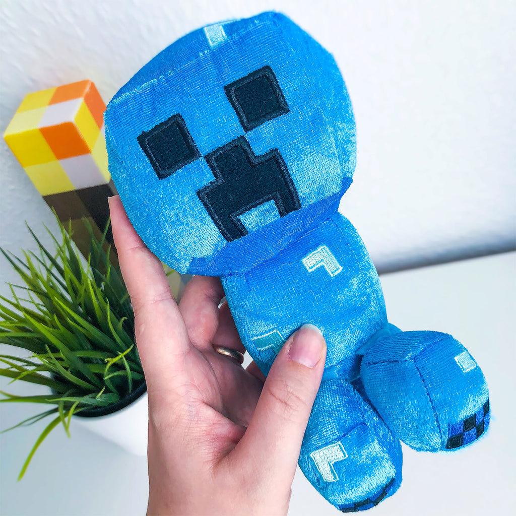 Productafbeelding Minecraft - Happy Explorer Charged Creeper Pluche Figuur 19 cm