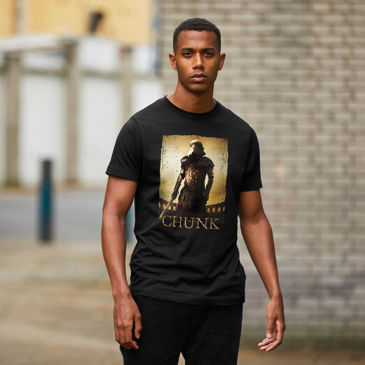 Productafbeelding Galactic Warrior T-Shirt voor Star Wars Fans Zwart