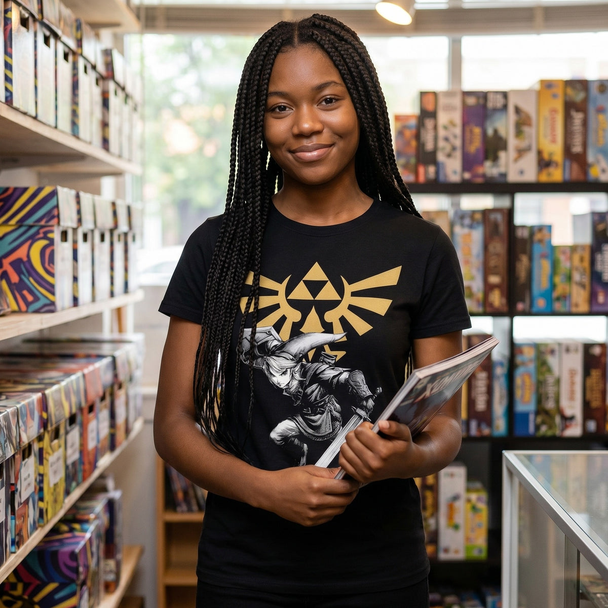 Product image Zelda - Link Battle T-Shirt black