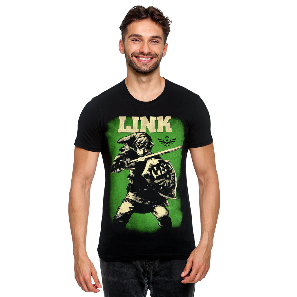 Productafbeelding Zelda - Link Hero of Hyrule T-Shirt zwart