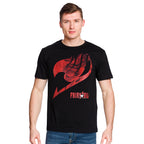 Productafbeelding Fairy Tail - Logo met Natsu T-shirt zwart