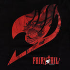 Productafbeelding Fairy Tail - Logo met Natsu T-shirt zwart
