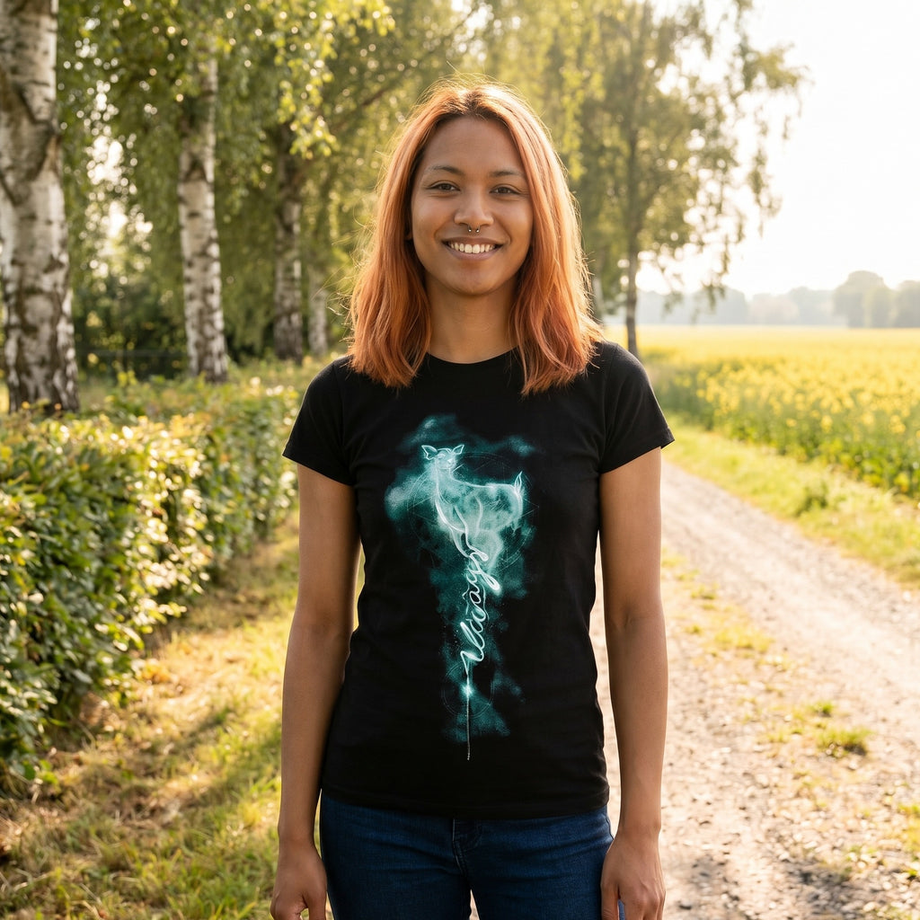 Productafbeelding Snape Patronus Always Dames T-Shirt Zwart - Harry Potter