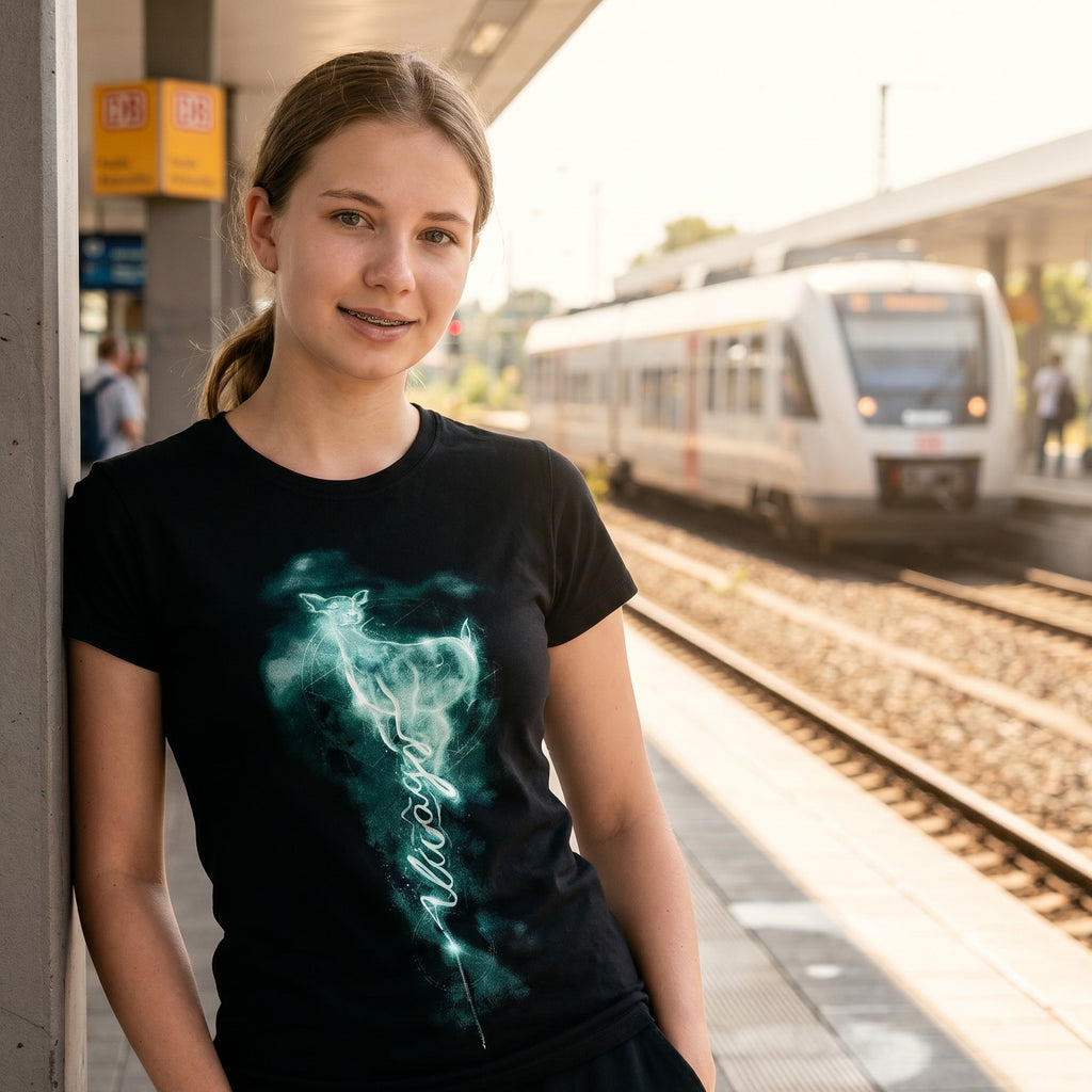 Productafbeelding Snape Patronus Always Dames T-Shirt Zwart - Harry Potter