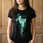 Productafbeelding Snape Patronus Always Dames T-Shirt Zwart - Harry Potter