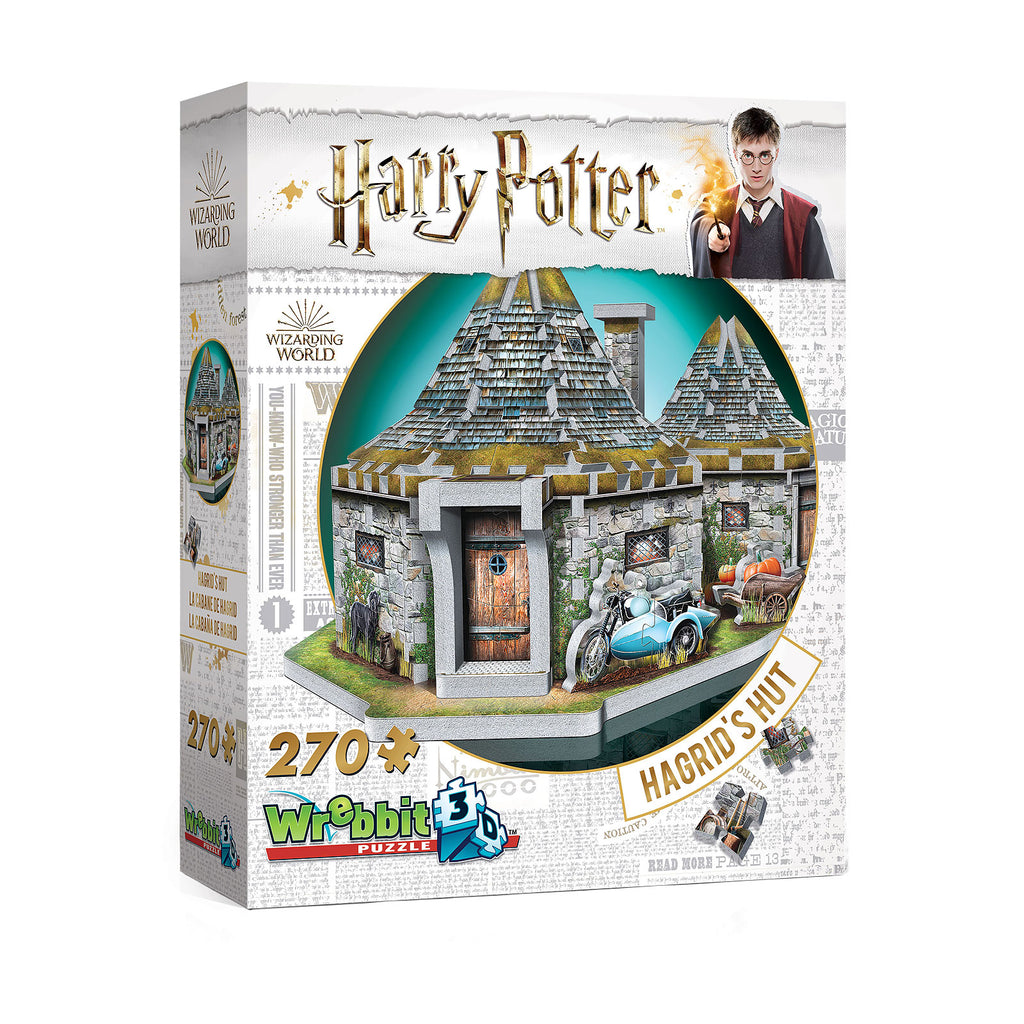 Productafbeelding Harry Potter - Hagrids Hut 3D puzzel