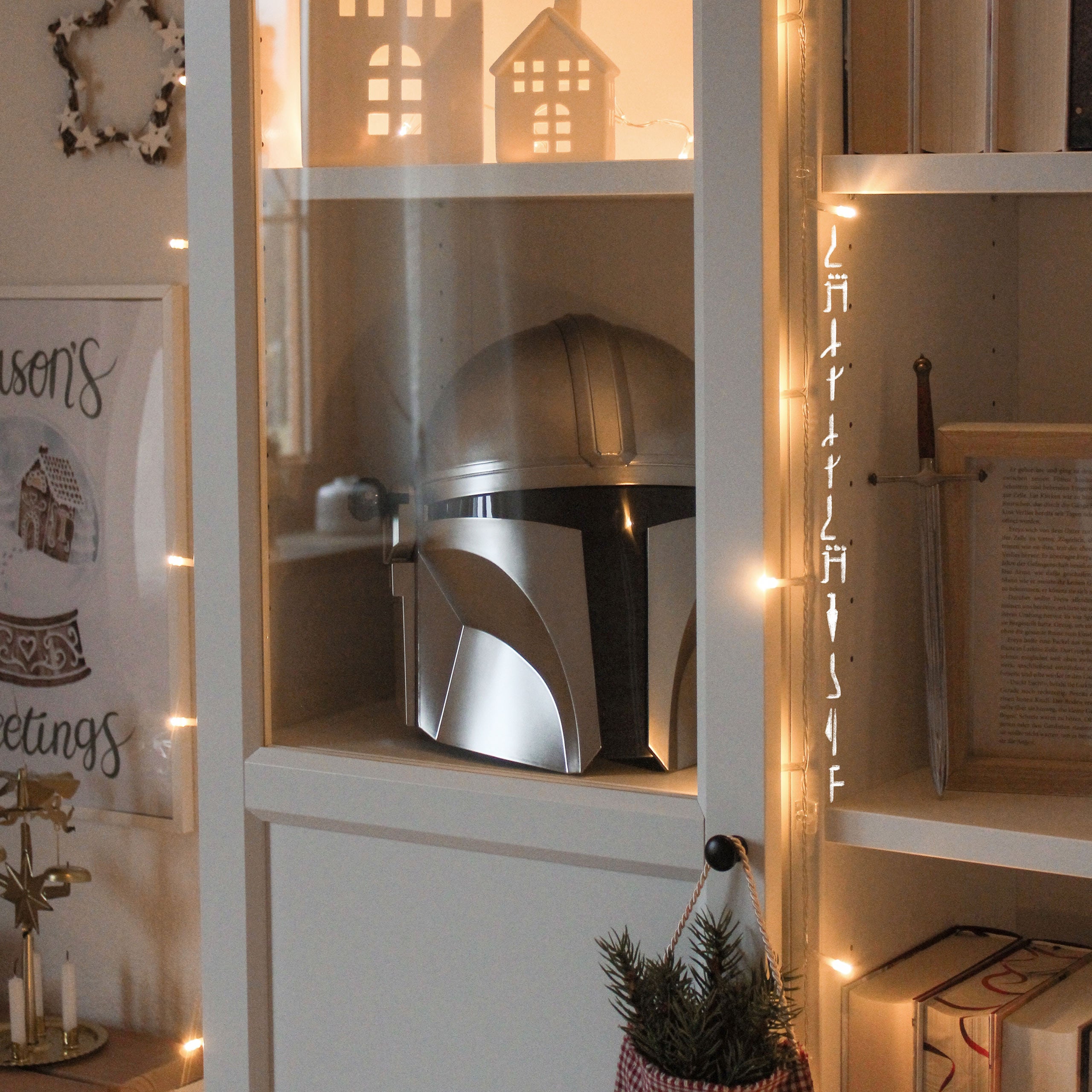 Productafbeelding The Mandalorian Helm Replica met Licht - Star Wars