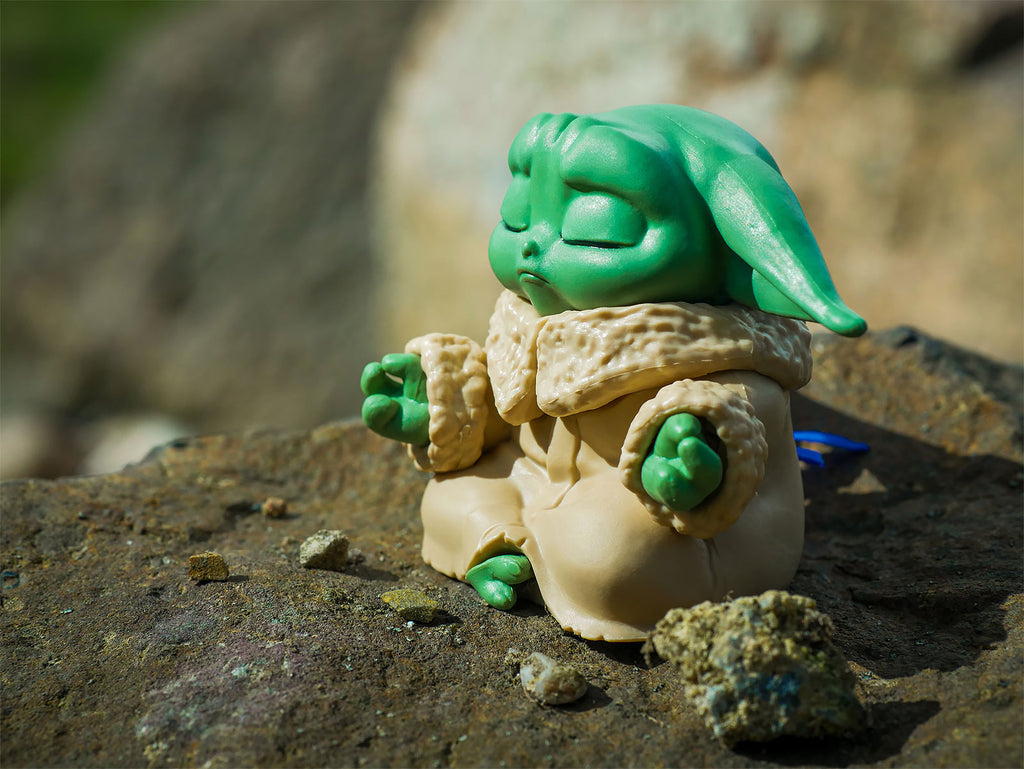 Productafbeelding Grogu Curious Child & Meditation Mini Figure Set - Star Wars The Mandalorian