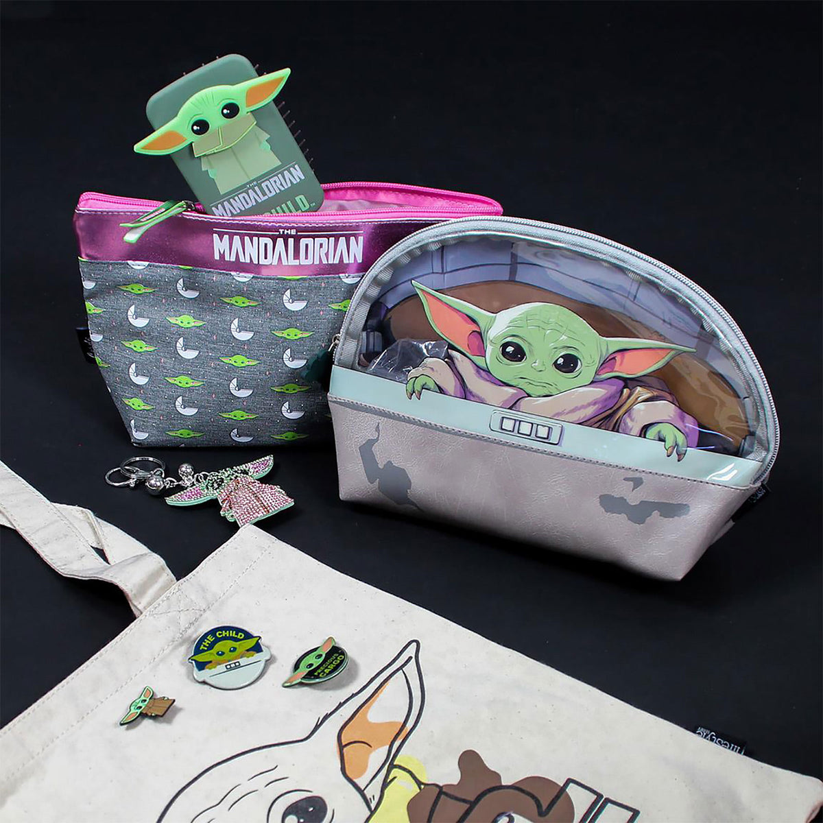Productafbeelding Grogu in Wieg Make-up Tas - Star Wars The Mandalorian