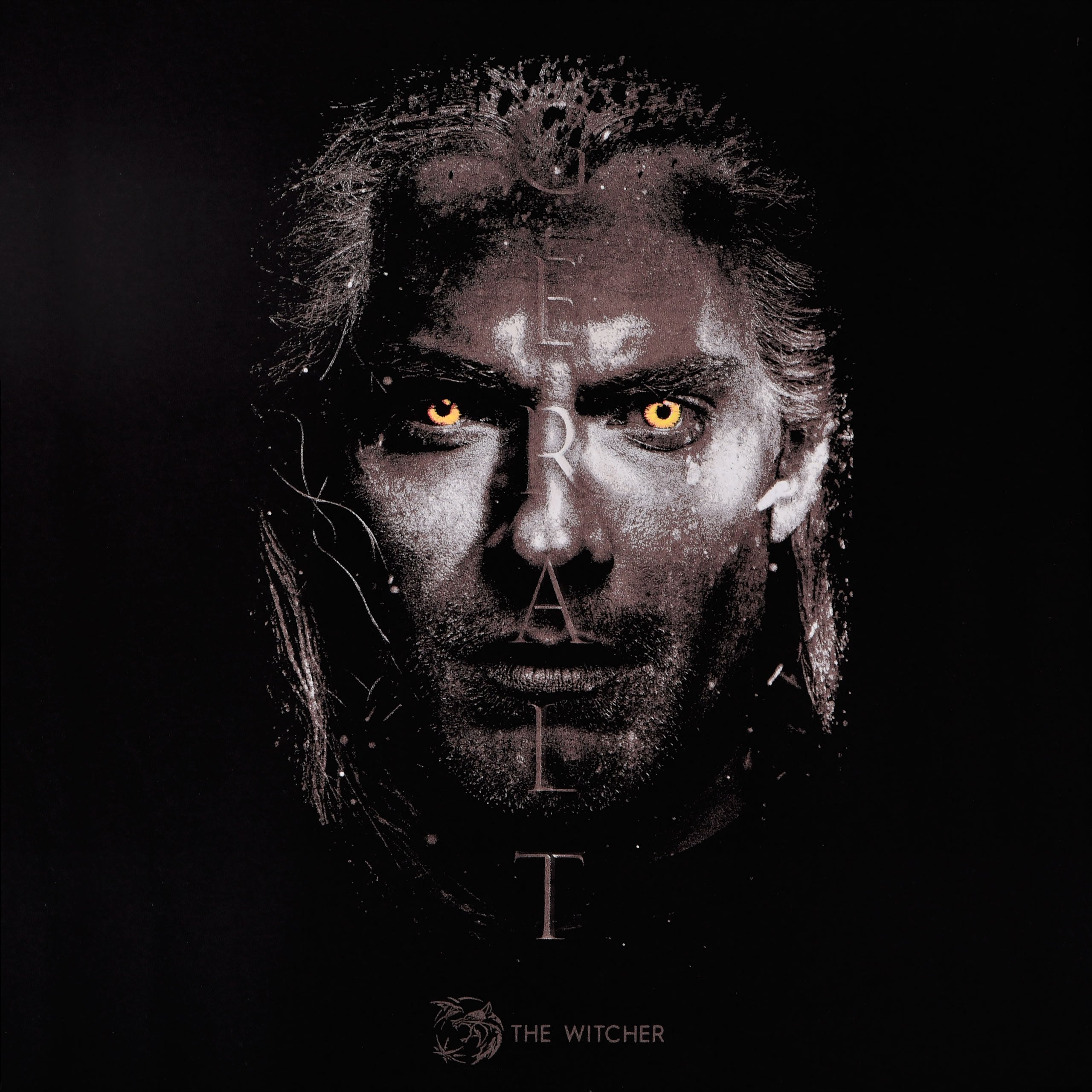 Productafbeelding Witcher - Geralt Portret T-Shirt zwart