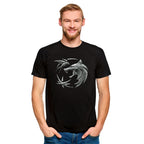 Productafbeelding Witcher - Wolf Embleem T-Shirt Zwart
