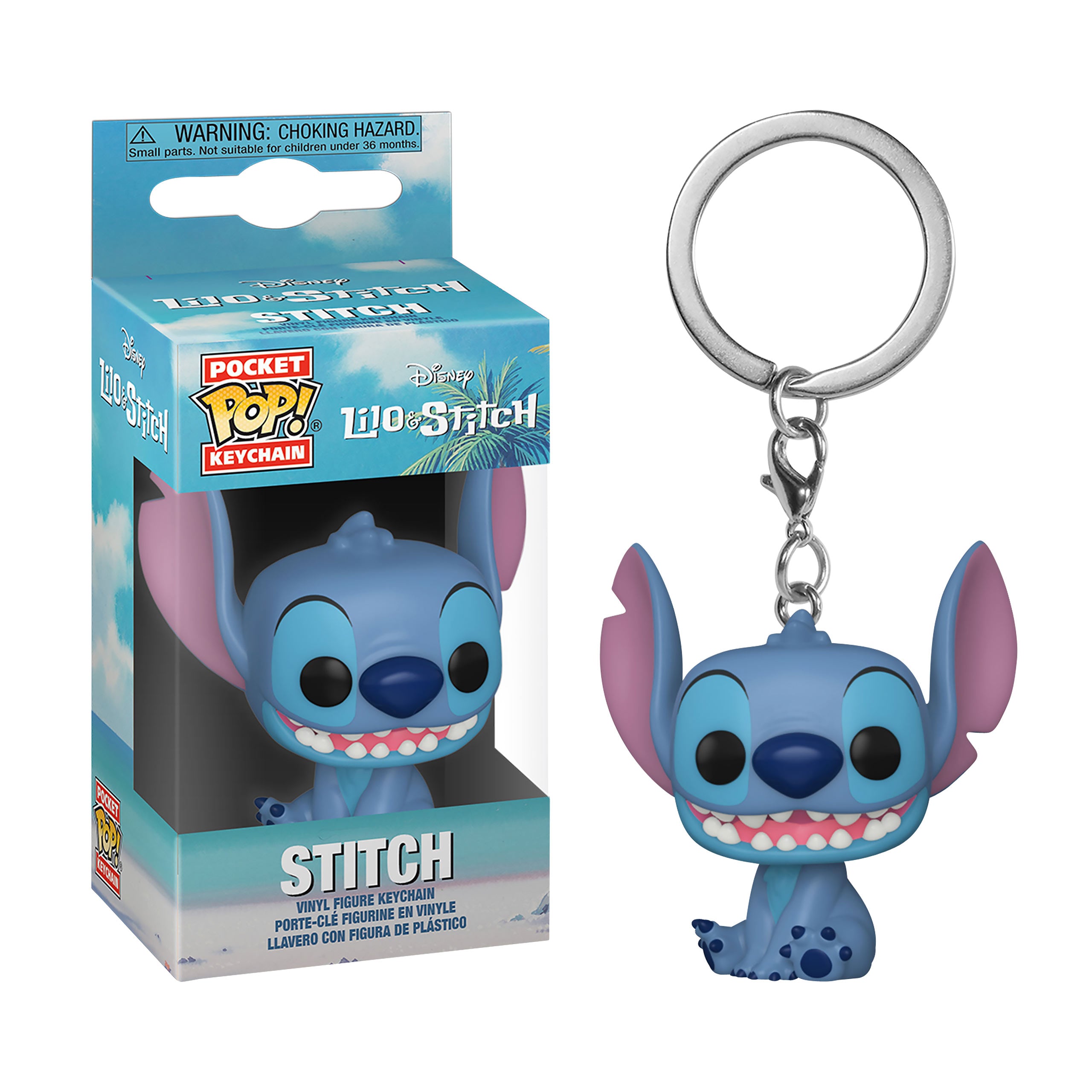 Productafbeelding Lilo & Stitch - Glimlachende Stitch Funko Pop Sleutelhanger