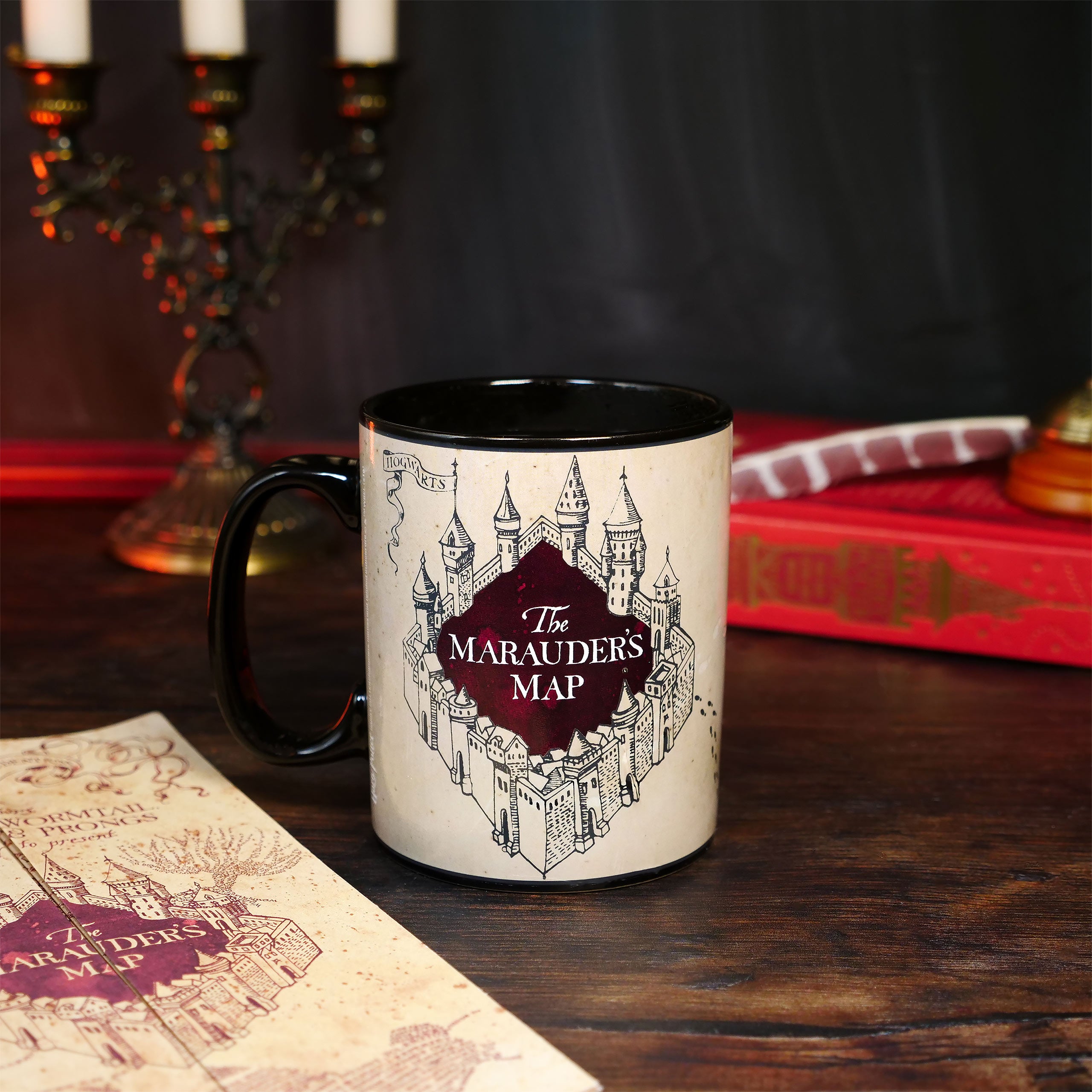 Productafbeelding Harry Potter - Sluipwegwijzer Thermisch Effect Mok Zwart