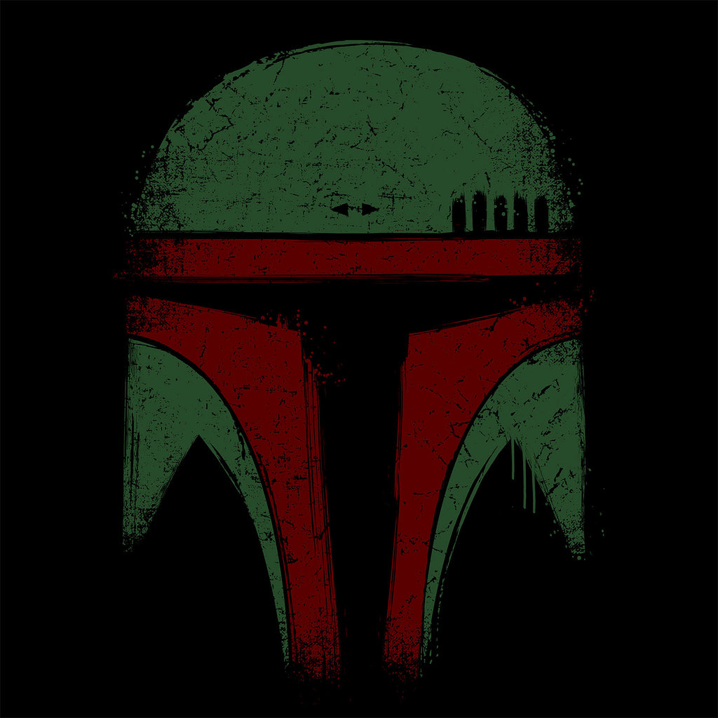 Productafbeelding Boba Face T-shirt voor Star Wars Fans zwart