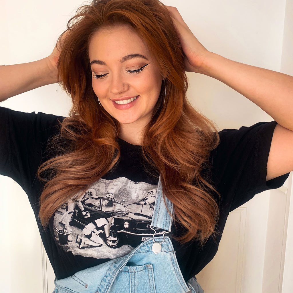 Productafbeelding Star Wash T-shirt voor Star Wars Fans zwart