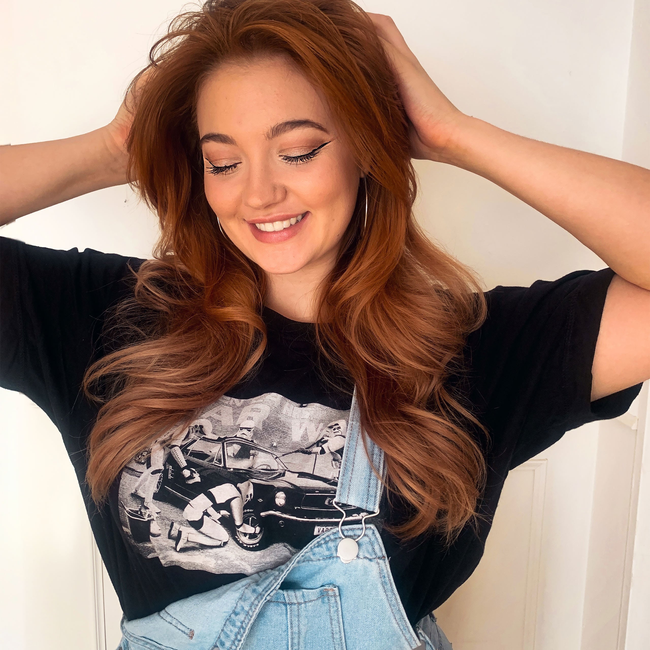 Productafbeelding Star Wash T-shirt voor Star Wars Fans zwart
