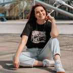 Productafbeelding Star Wash T-shirt voor Star Wars Fans zwart