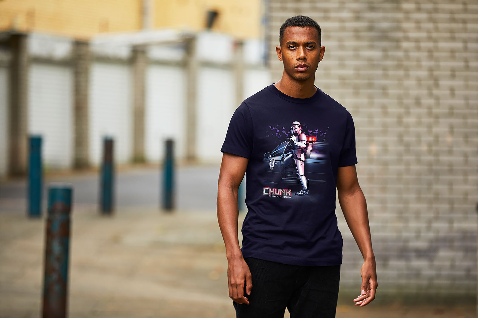 Productafbeelding Robo Chunk T-shirt voor Star Wars Fans blauw