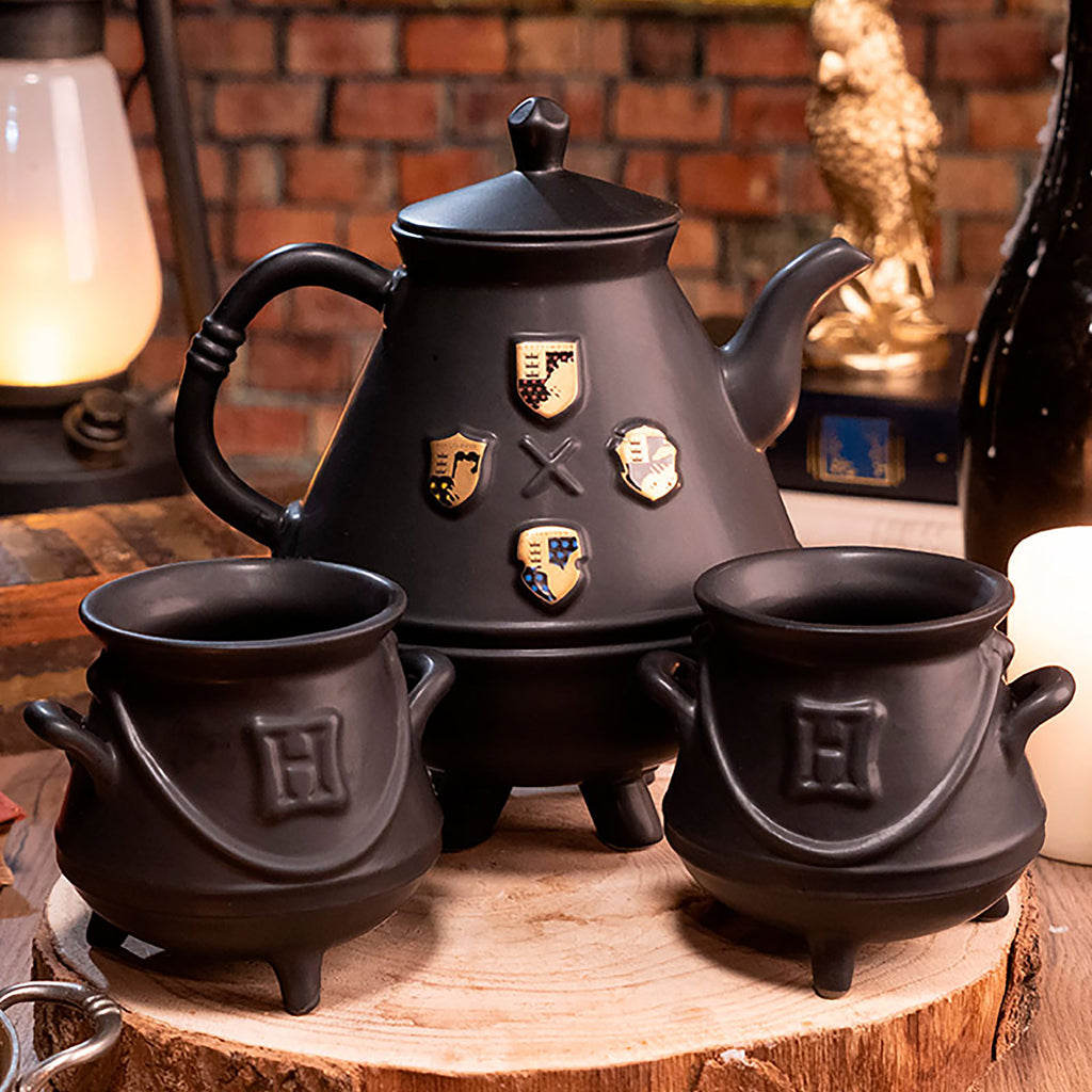 Productafbeelding Harry Potter - Hogwarts Wapen Ketel Theeset