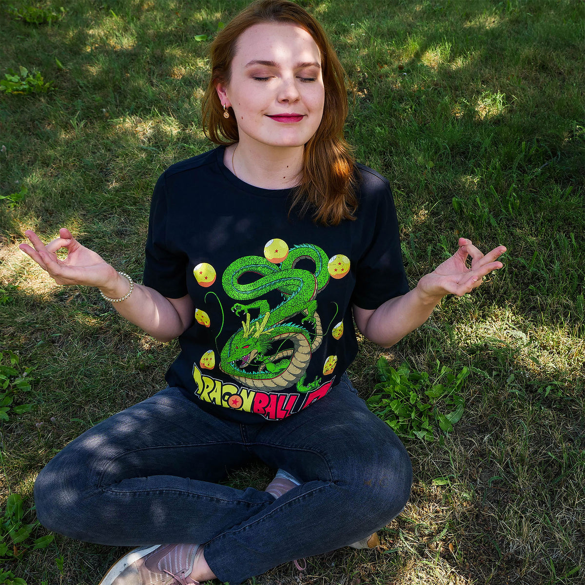 Productafbeelding Dragon Ball Z - Shenlong Dames T-Shirt Zwart