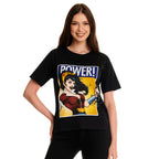 Productafbeelding Wonder Woman - We kunnen het! Dames T-shirt Zwart