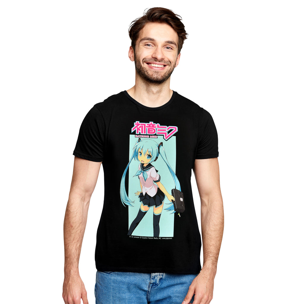 Productafbeelding Hatsune Miku - Klaar Voor Werk T-Shirt Zwart