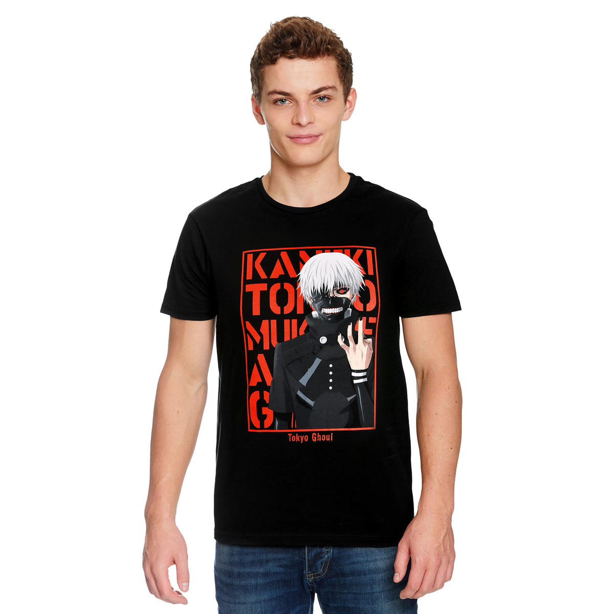 Productafbeelding Tokyo Ghoul - Kaneki's Ready T-shirt Zwart