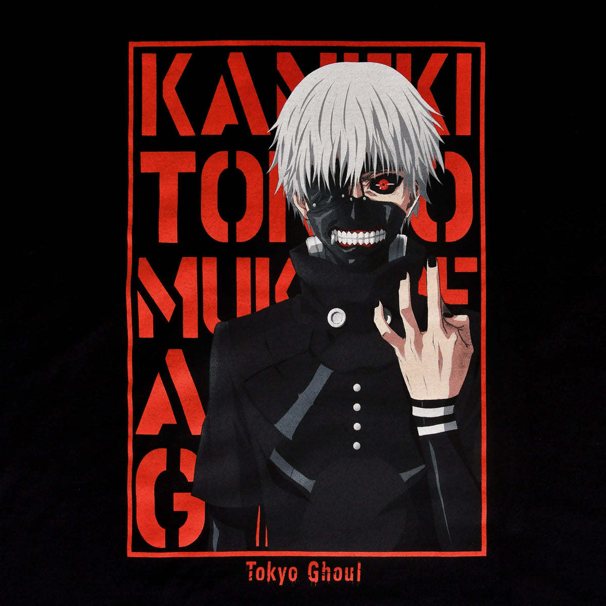 Productafbeelding Tokyo Ghoul - Kaneki's Ready T-shirt Zwart