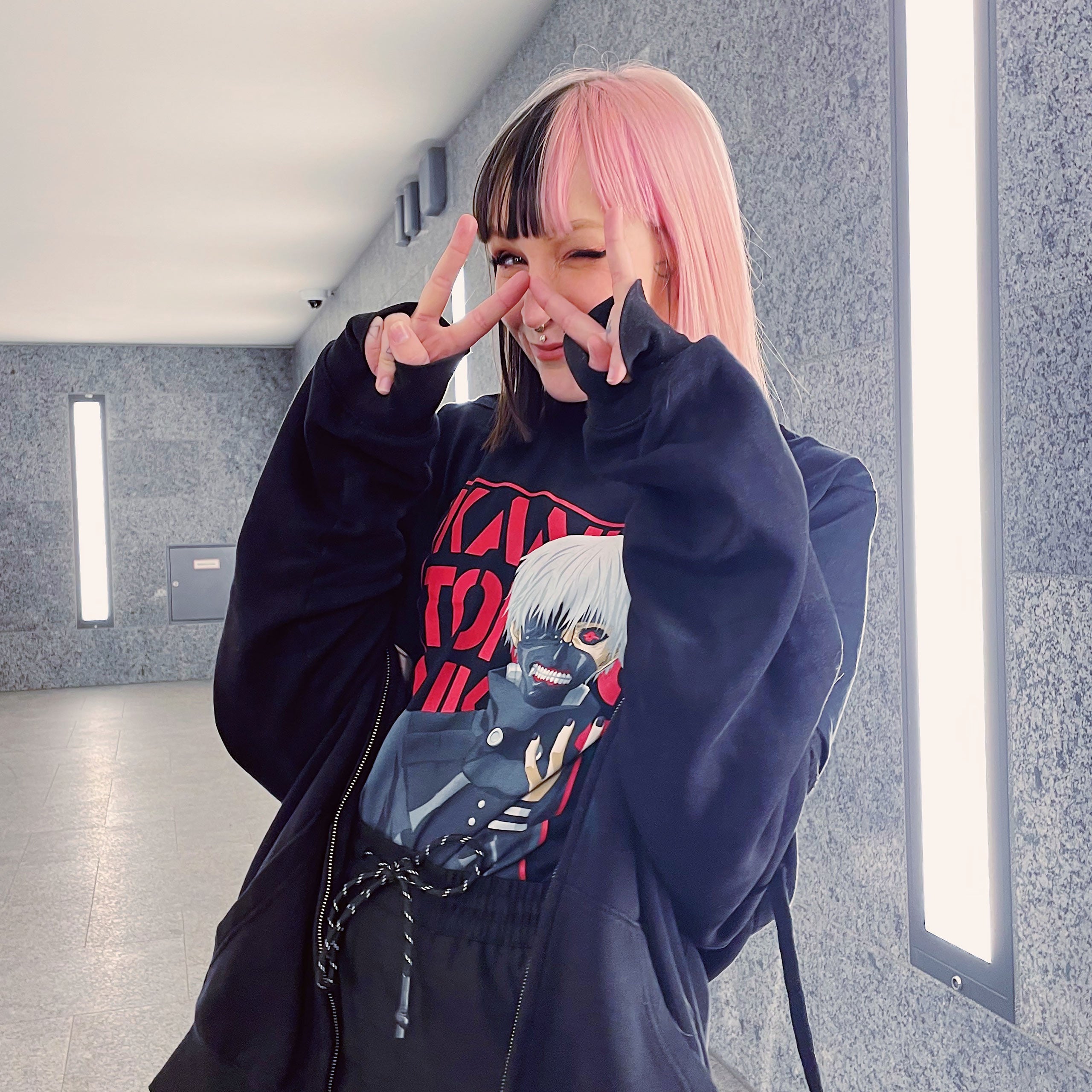 Productafbeelding Tokyo Ghoul - Kaneki's Ready T-shirt Zwart