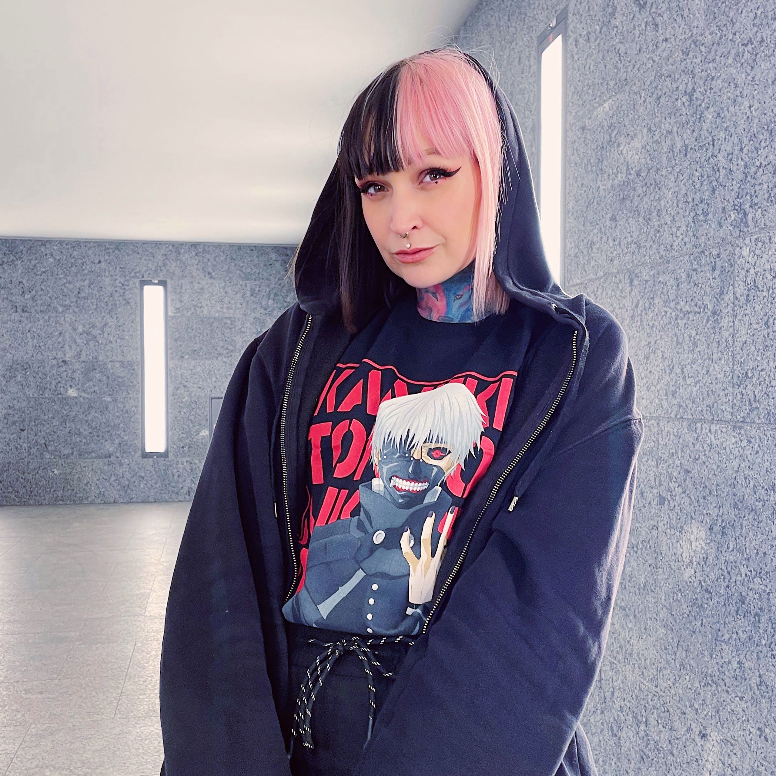Productafbeelding Tokyo Ghoul - Kaneki's Ready T-shirt Zwart