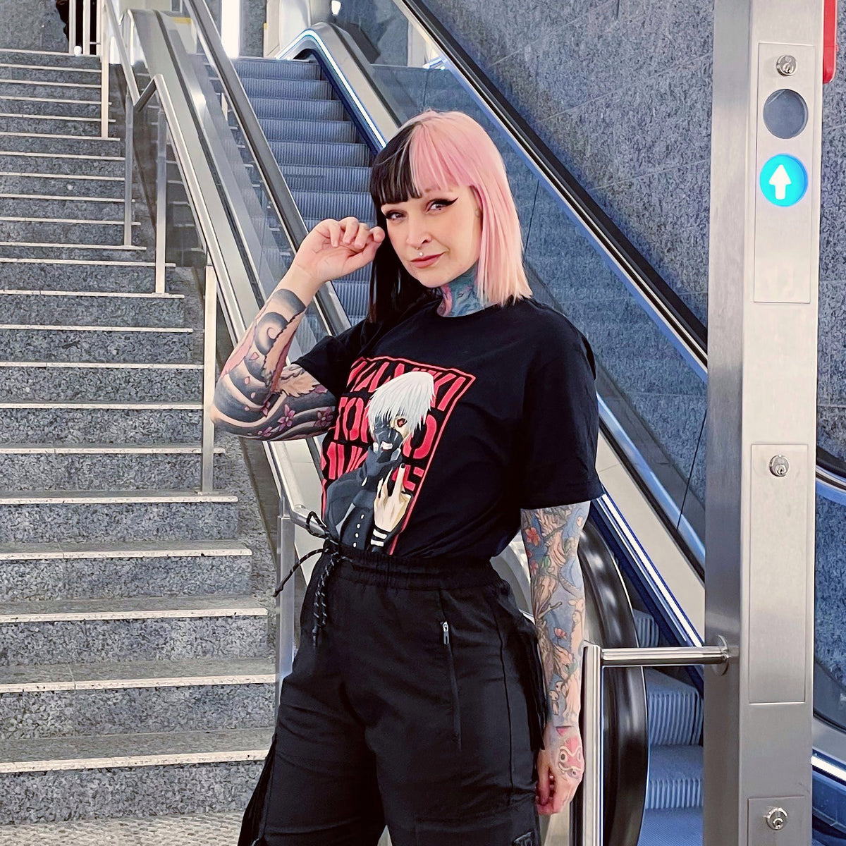 Productafbeelding Tokyo Ghoul - Kaneki's Ready T-shirt Zwart