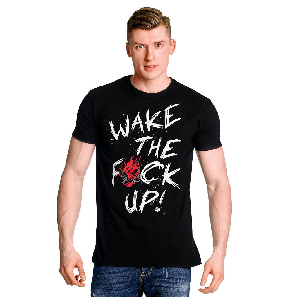 Productafbeelding Cyberpunk 2077 - Wake Up Sketchy T-Shirt zwart
