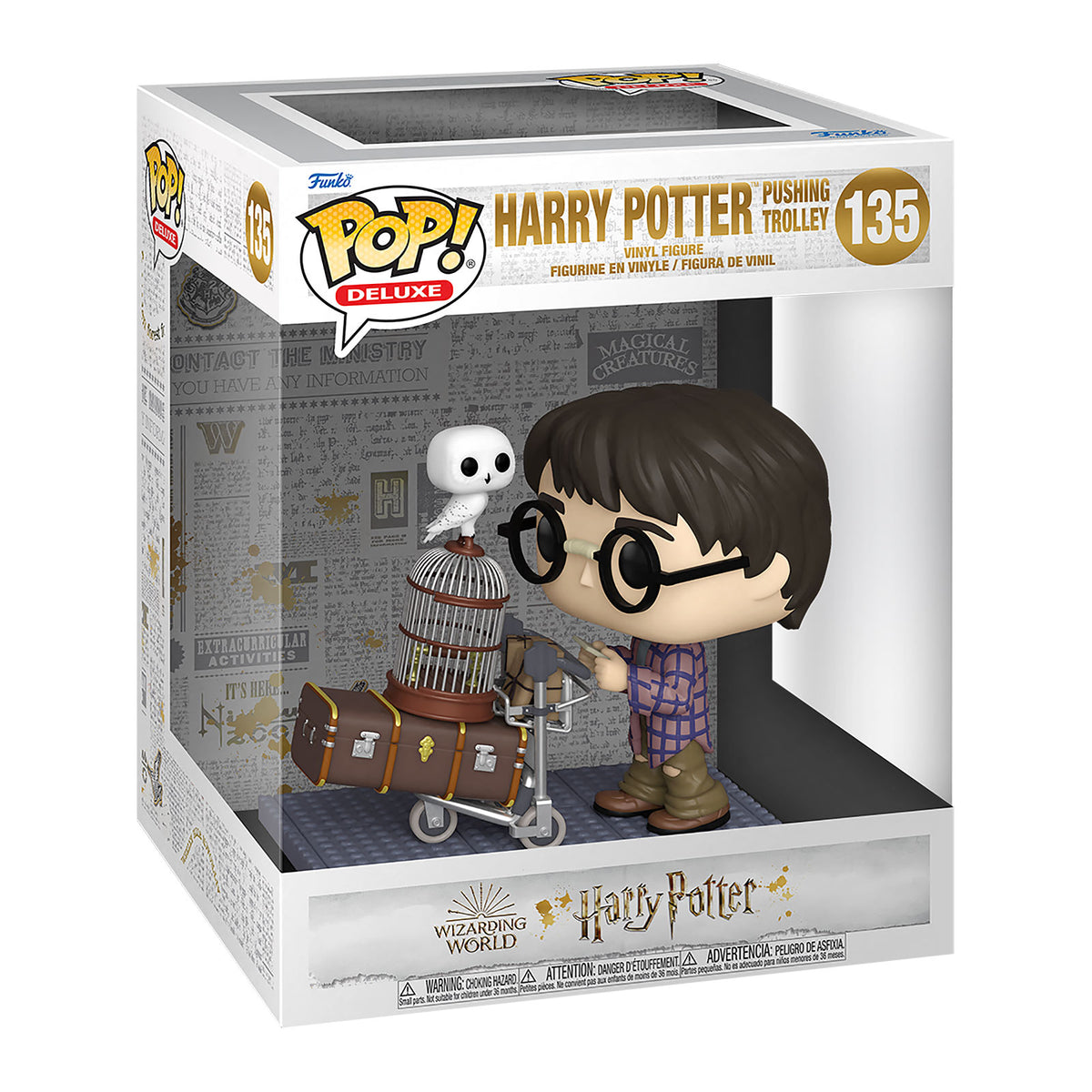 Productafbeelding Harry Potter met bagagewagen op perron 9 3/4 Funko Pop figuur