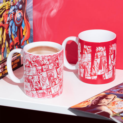 Productafbeelding Marvel - Comic Logo Thermoeffect Mok