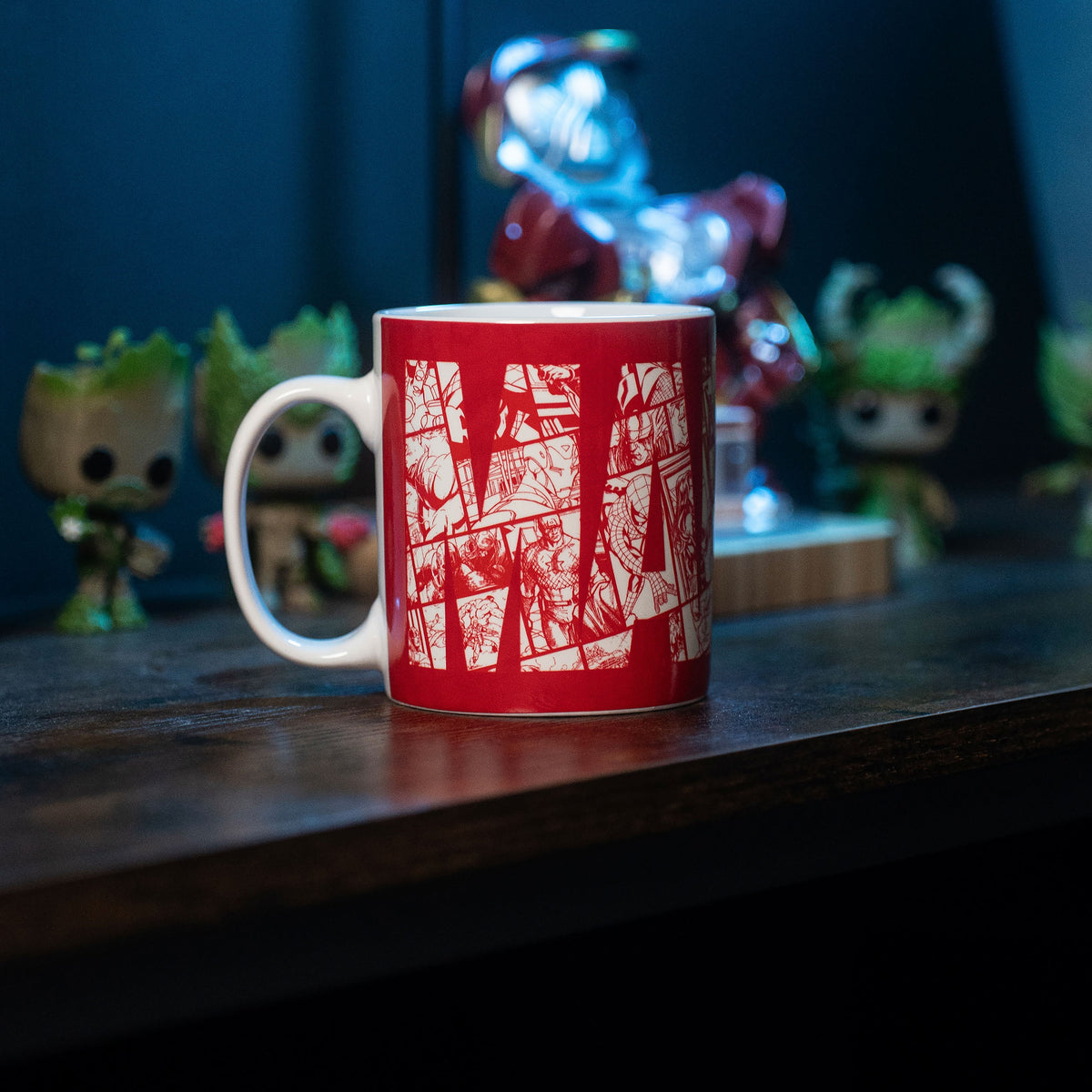 Productafbeelding Marvel - Comic Logo Thermoeffect Mok