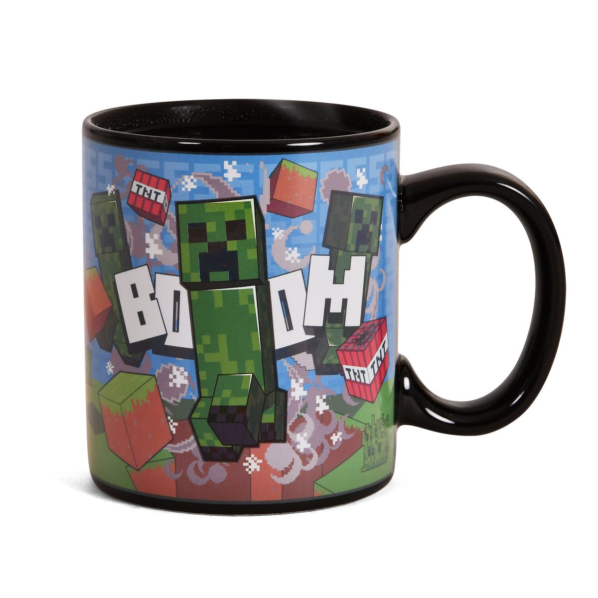 Productafbeelding Minecraft - Creeper Thermisch Effect Mok
