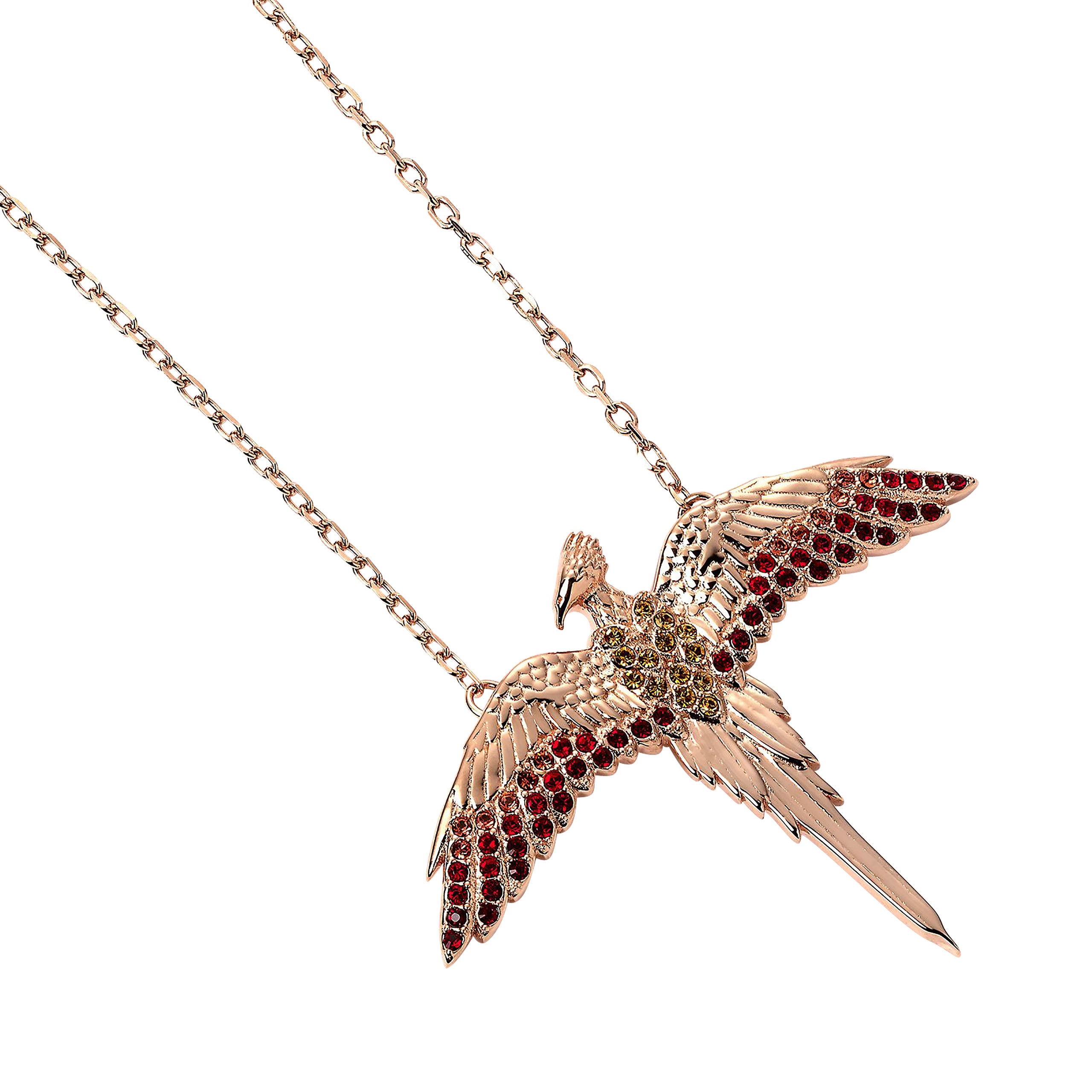 Productafbeelding Harry Potter - Fawkes Ketting met Kristallen